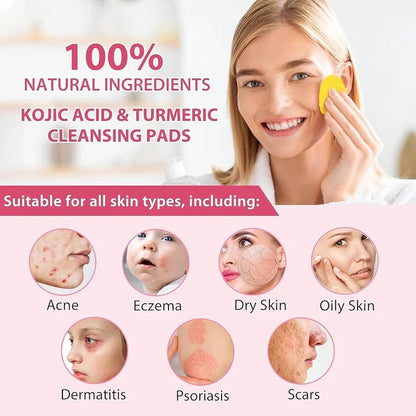 Exfoliating Turmeric Kojic Acid Pads