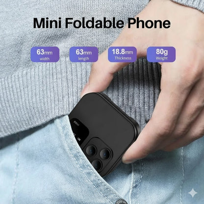 i16 Mini Flip Phone with Dual SIM