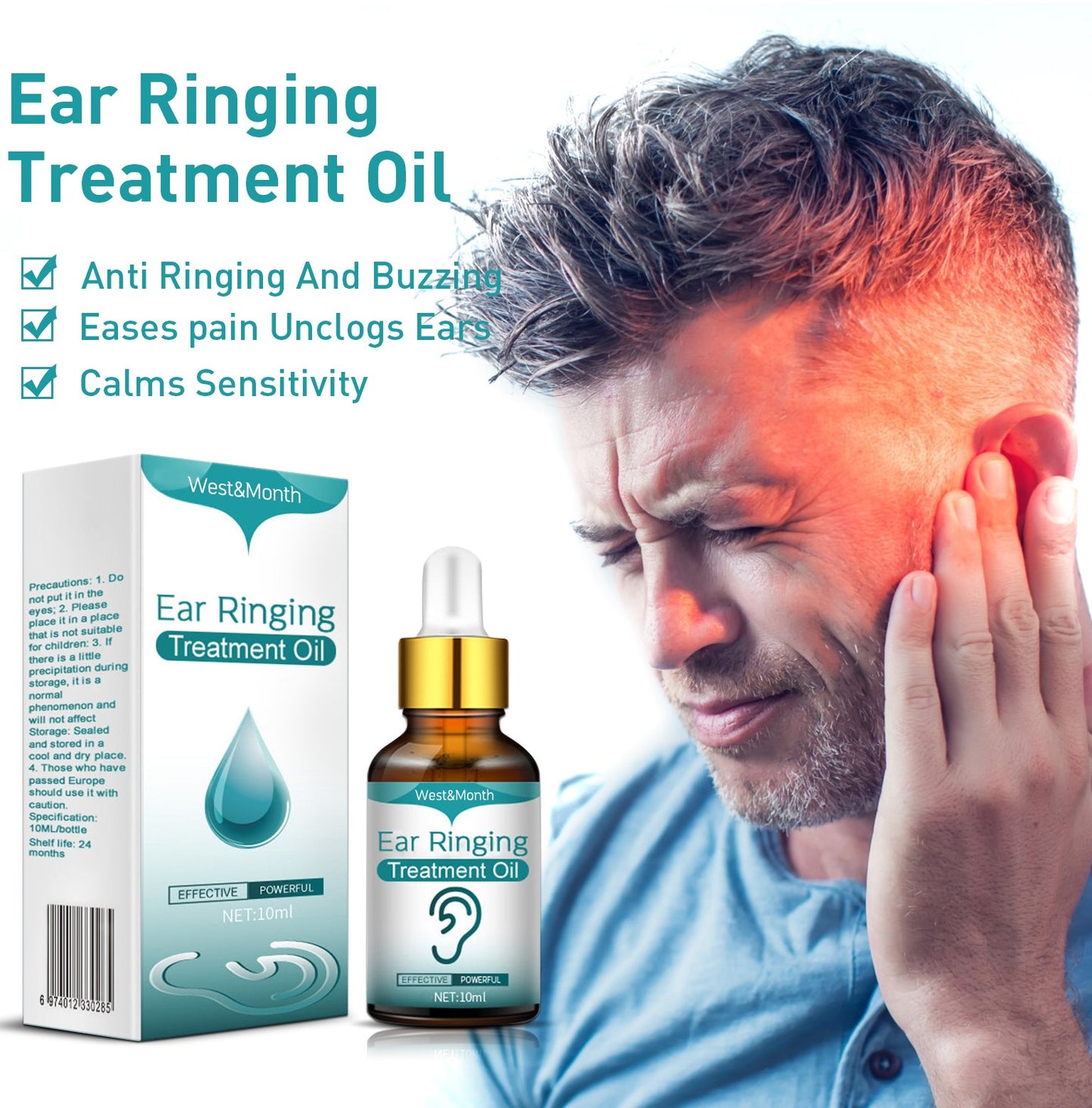 Ear Ringing Treatment Oil Tinnitus relief
